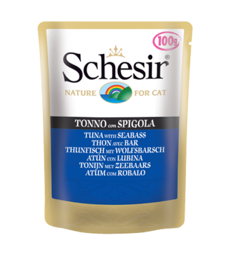 SCHESIR GATO ATUM COM ROBALO (SAQUETA) 100GR